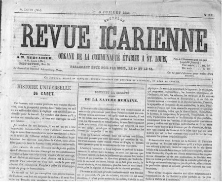 La Revue Icarienne newspaper
