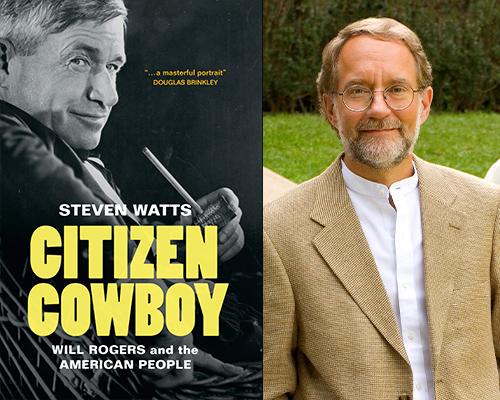 "Citizen Cowboy" book cover and color author photo