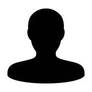 silhouette of a person in black and white