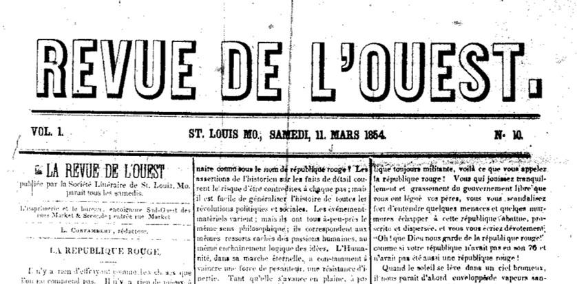 La Revue de l’Ouest newspaper